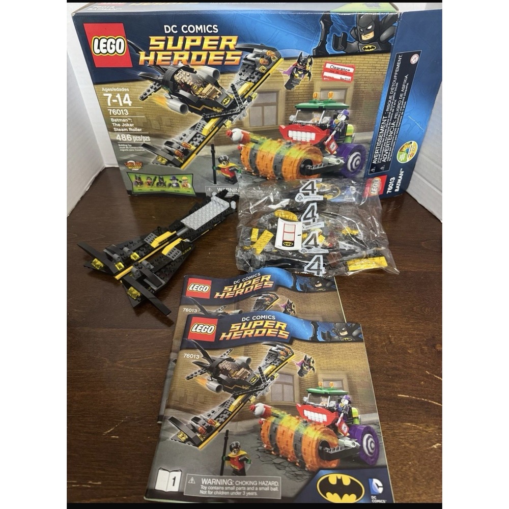 Lego Super Heroes: 76013 Batwing Vehicle Only + Box & Manuals - Incomplete Set